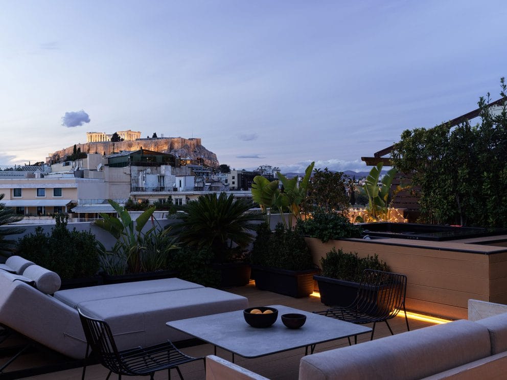 Image showcasing Penthouse Suite with Jacuzzi & Acropolis View - The Newel Acropolis